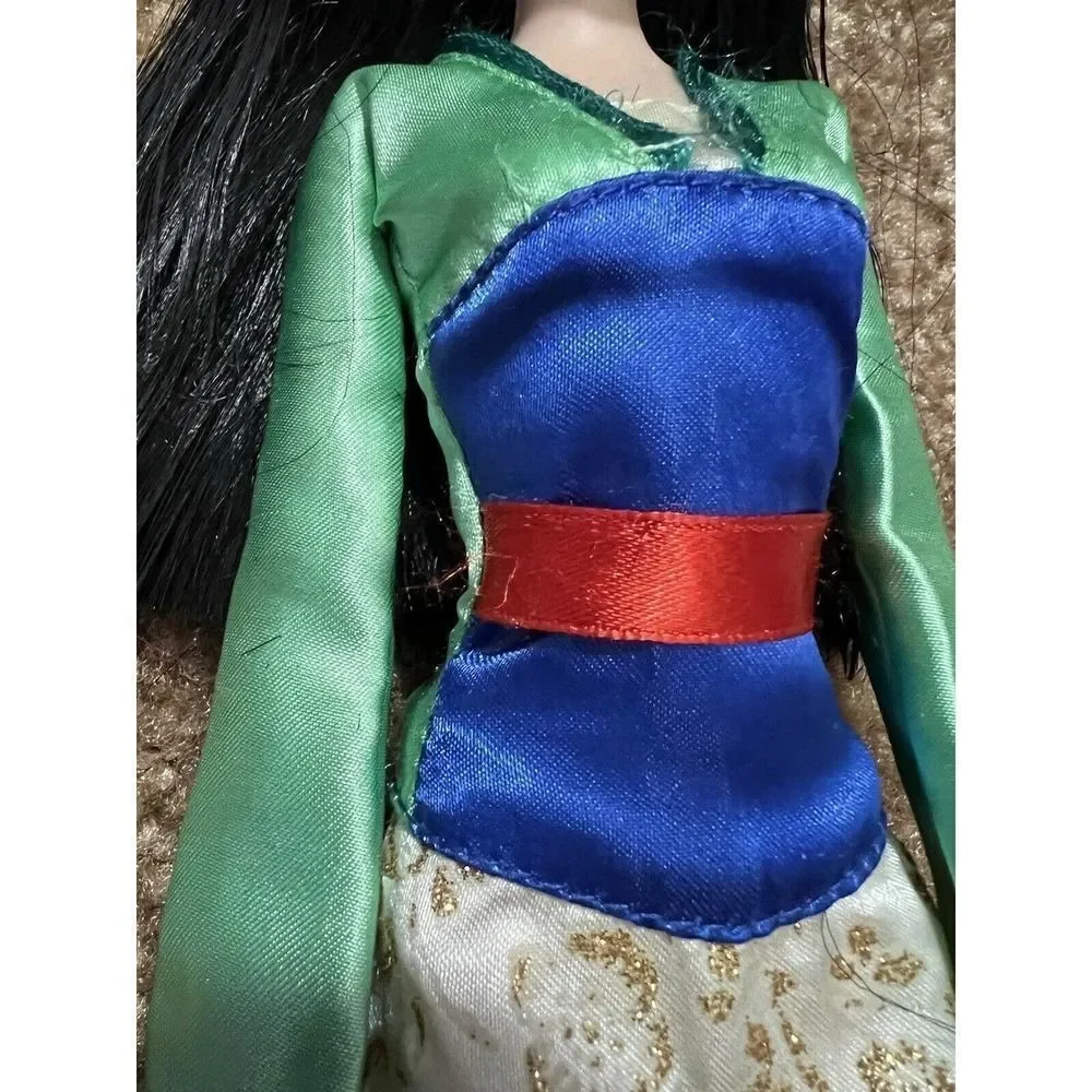 Disney Mulan Classic Doll – 11 ½ Inches• No Shoes • Flaw In Dress